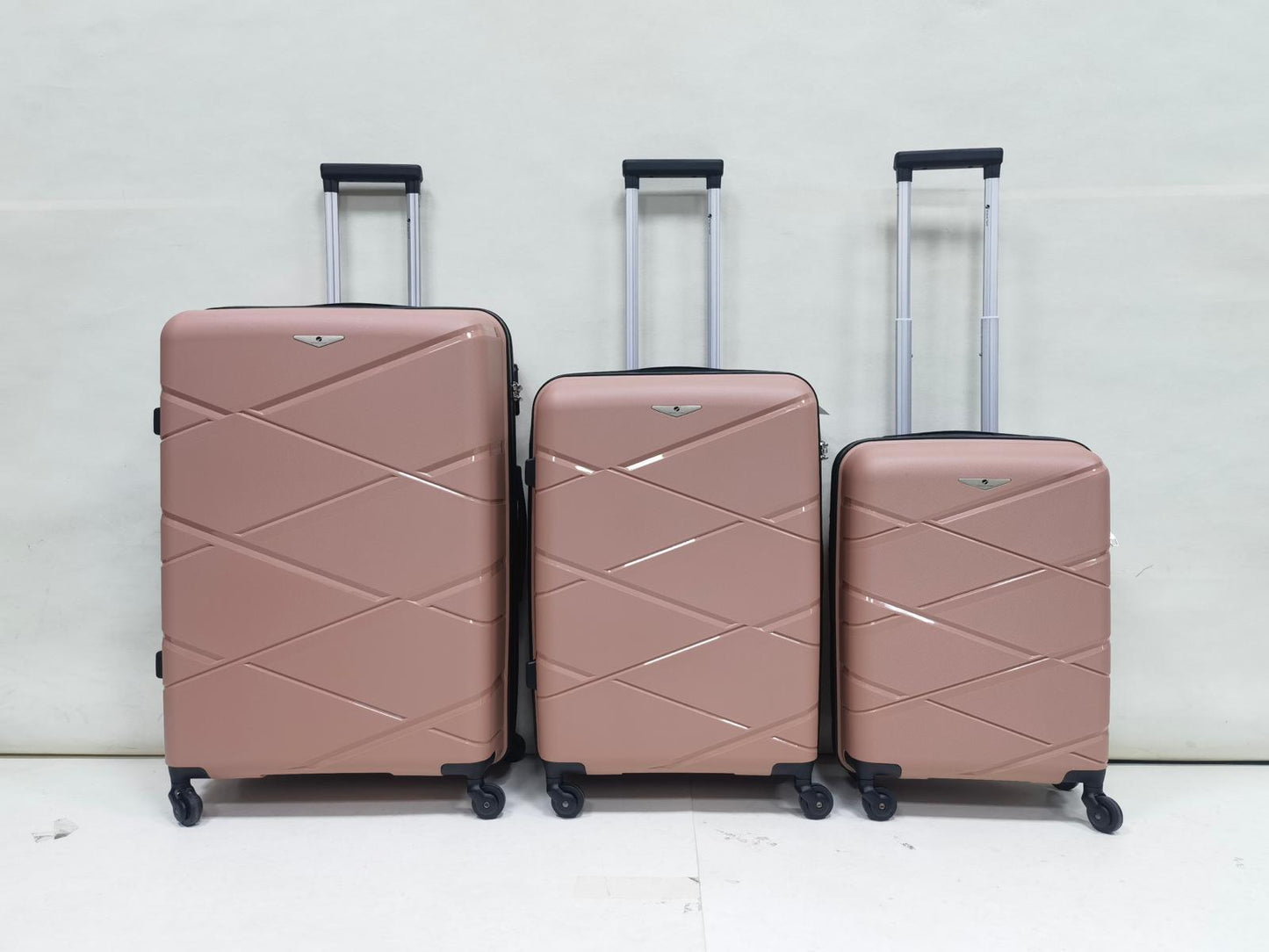 Set of 3 PP Suitcases (Polypropylene)