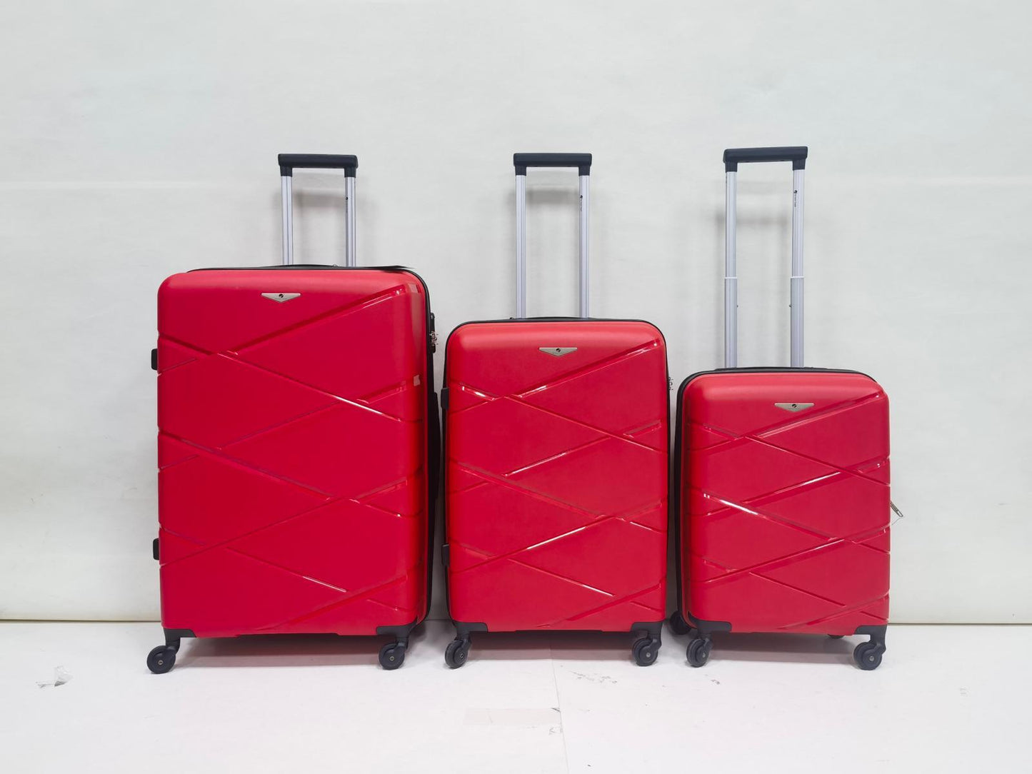 Set of 3 PP Suitcases (Polypropylene)