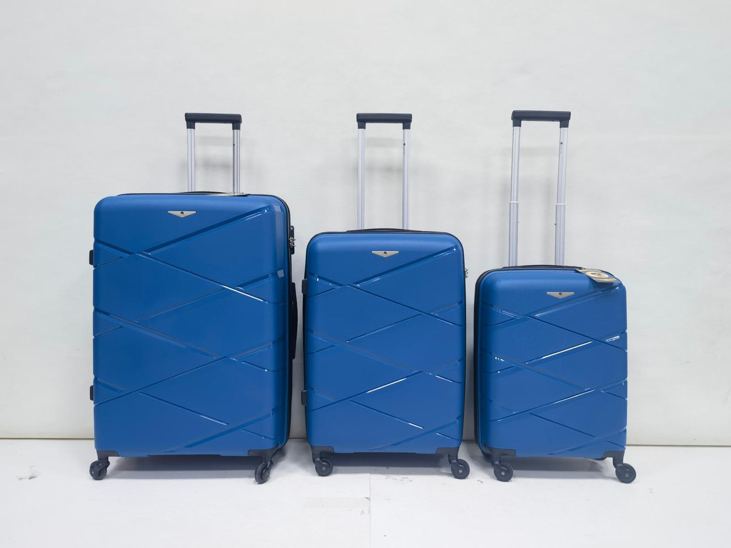 Set of 3 PP Suitcases (Polypropylene)